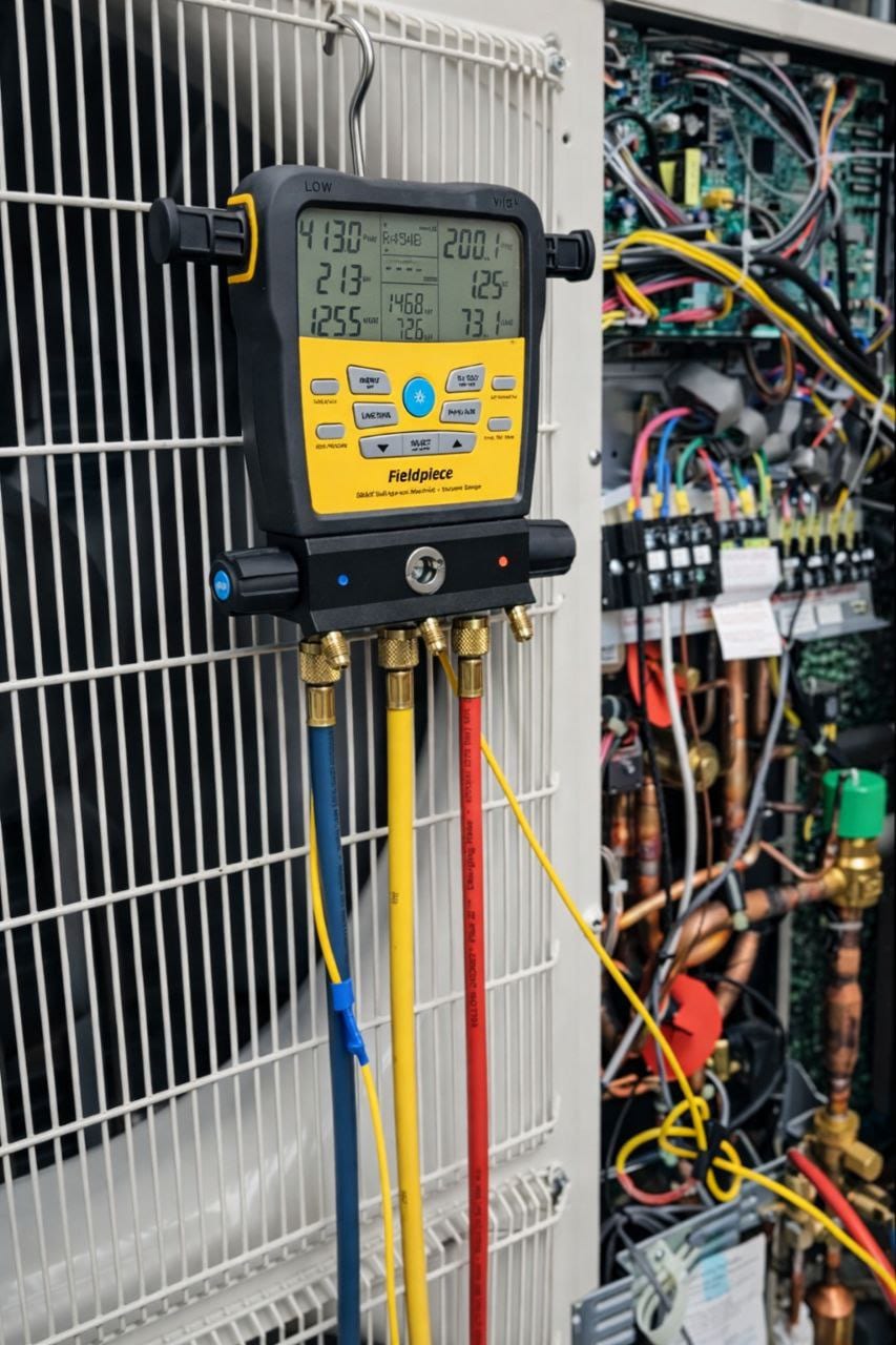 NARTA HVAC technician performing scheduled maintenance in NYC